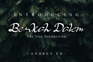 Berkah Dalem Font for Small Business Branding
