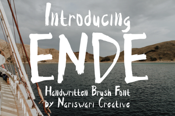 Ende Font: A Quirky Display Typeface for Makers
