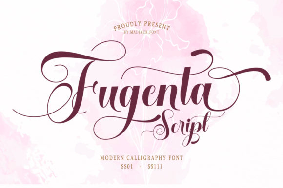 Fugenta: A Handwritten Font for Elegant Web Design
