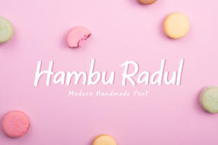 Hambu Radul: A Modern Handwritten Font for Marketers