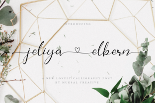 Jelia Elbern: A Friendly Handwritten Font for Campaigns