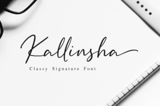 Kallinsha: A Handwritten Font for Polished Branding