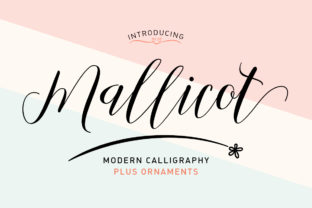 Mallicot: A Playful Script Font for Modern Branding
