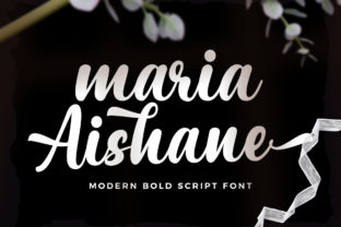 Maria Aishane: An Elegant Script Font for Web Design