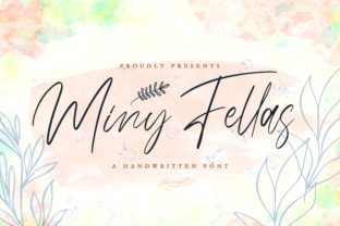Miny Fellas: A Handwritten Font for Modern Web Design