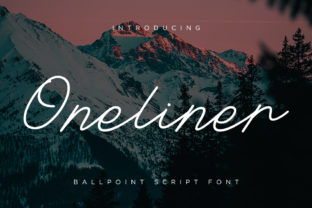 Oneliner: The Script Font That Elevates Brand Identity