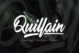 Quillain: A Handwritten Font for Modern Web Design