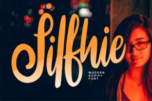 Silfhie: A Graceful Script Font for Editorial Design