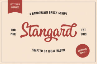 Stangard: A Handwritten Font That Elevates Brand Identity
