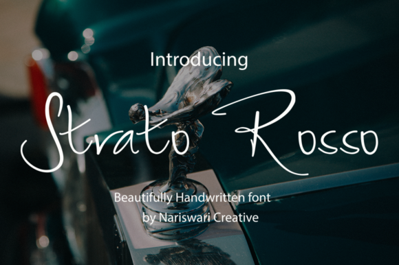 Strato Rosso: A Charming Script Font for Elegant Branding
