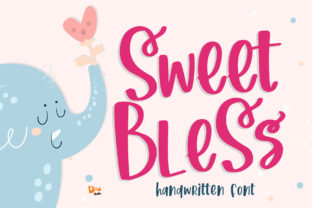 Sweet Bless: A Handwritten Font for Web Design