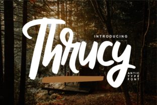 Thrucy: The Elegant Script Font for Handmade Brands