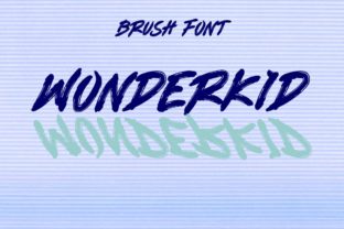 Wonderkid: A Handcrafted Script Font for Makers