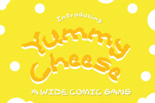 Yummy Cheese: A Playful Display Font for Web Design