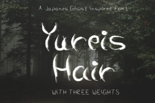 Yūrei s Hair: A Hauntingly Beautiful Display Font